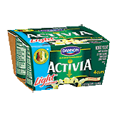 Dannon Activia Light Fat Free Yogurt Vanilla 4 Oz Left Picture